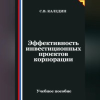 Сергей Каледин. Эффективность инвестиционных проектов корпорации