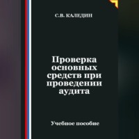 Сергей Каледин. Проверка основных средств при проведении аудита