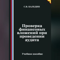 Сергей Каледин. Проверка финансовых вложений при проведении аудита