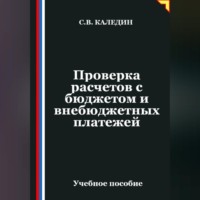 Сергей Каледин. Проверка расчетов с бюджетом и внебюджетных платежей