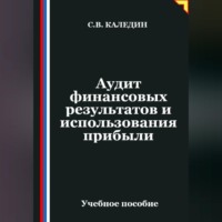Сергей Каледин. Аудит финансовых результатов и использования прибыли
