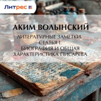 Аким Волынский. Литературные заметки. Статья I. Биография и общая характеристика Писарева