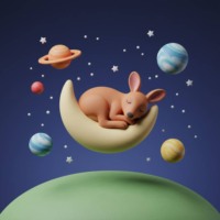 . Сказка-колыбельная: Кенгуренок Прыг и планеты