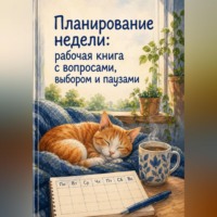 . Планирование недели: рабочая книга с вопросами, выбором и паузами