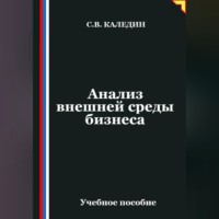 Сергей Каледин. Анализ внешней среды бизнеса