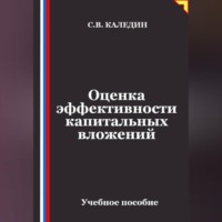 Сергей Каледин. Оценка эффективности капитальных вложений