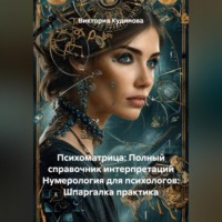 Виктория Кудинова. Психоматрица: Полный справочник интерпретаций Нумерология для психологов: Шпаргалка практика