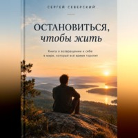 Сергей Северский. Остановиться, чтобы жить