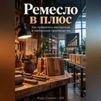 . Ремесло в плюс: Как превратить мастерскую в прибыльное производство