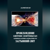 Валерий Жиглов. Происхождение электронно-позитронных пар: барионная материя и антиматерия как застывший свет