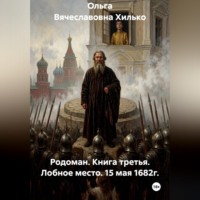 Ольга Вячеславовна Хилько. Родоман. Книга третья. Лобное место. 15 мая 1682г.