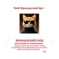 Твой Французский Бро. Французский сноб: Инструкция по применению: 20 уроков экзистенциального дзена в колонии высокомерия, гид по правильному нытью, пассивная агрессия и грамматика презрения